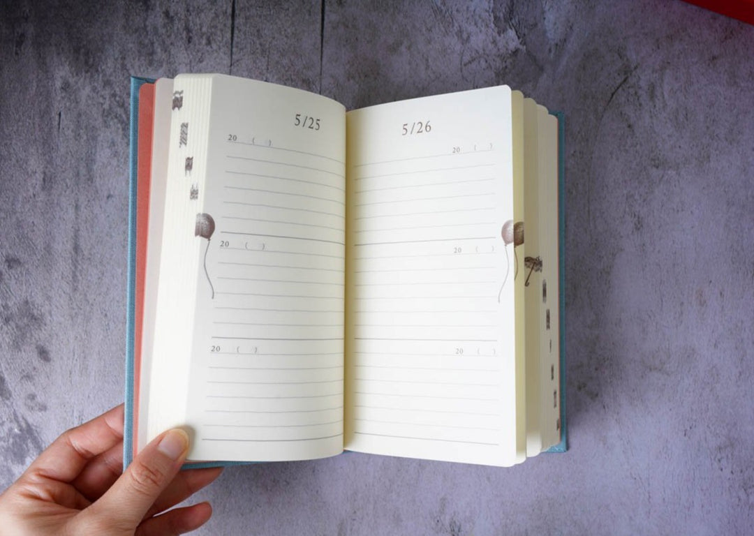 Midori 3 Year Diary Light Blue
