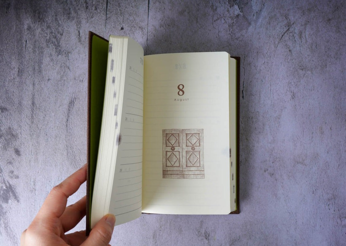 Midori 3 Year Diary Brown