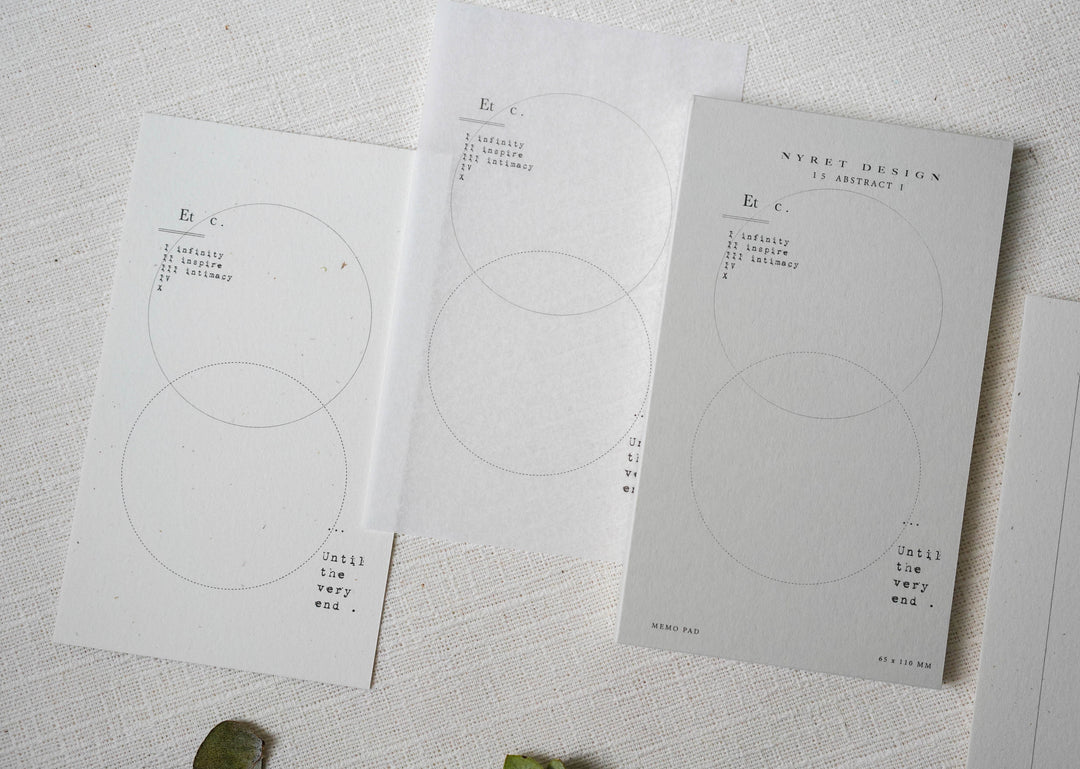 NYRET Design Vol.5 Endless Series Memo Pad 15