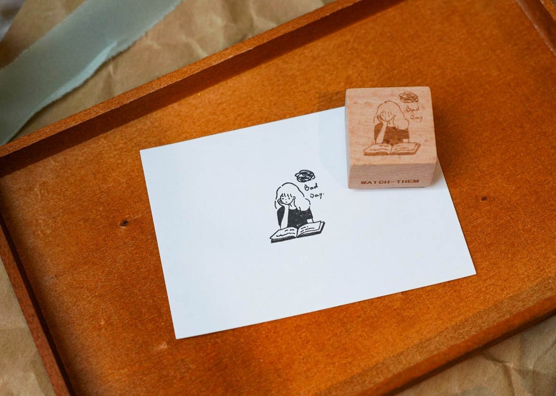 WATCH_THEM Girls Series Stamp - Bad Day 