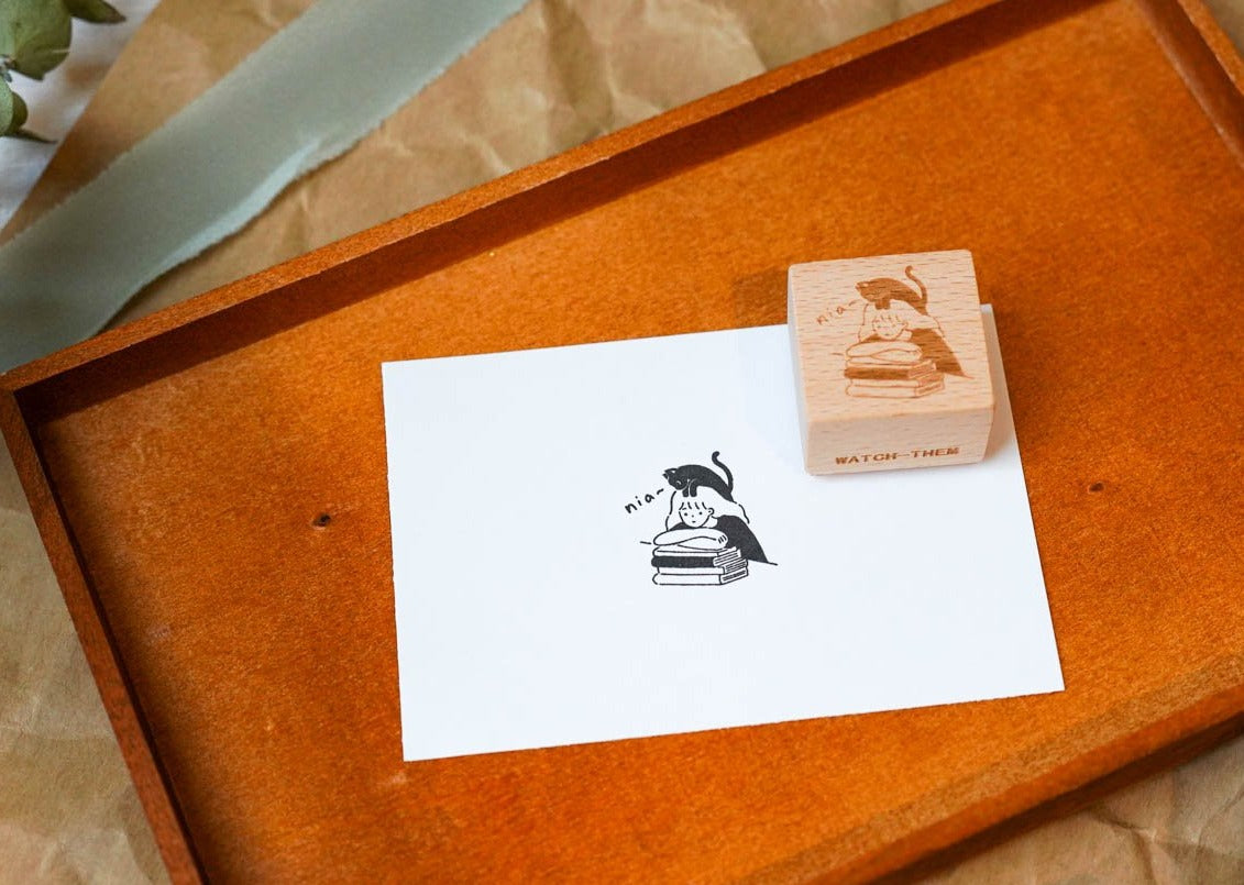 Watch_Them Girls Series Stamp - Cat