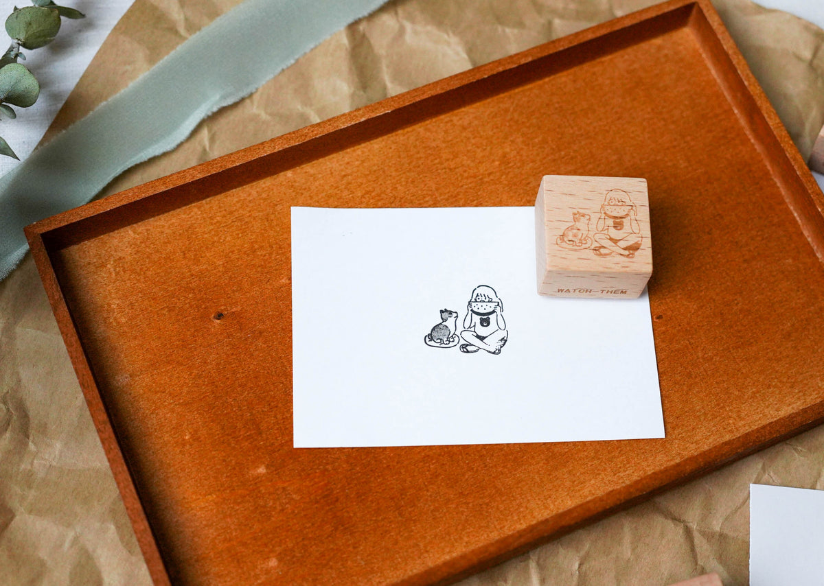 Watch_Them Girls Series Stamp - Dog