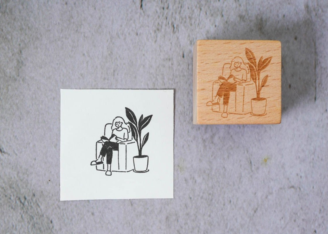 Watch_Them Girls Series Stamp - Reading