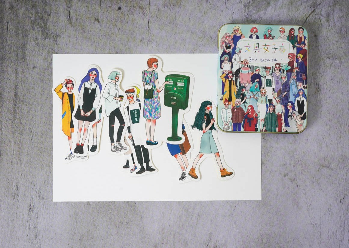 La Dolce Vita Sticker Tin - Stationery Girls