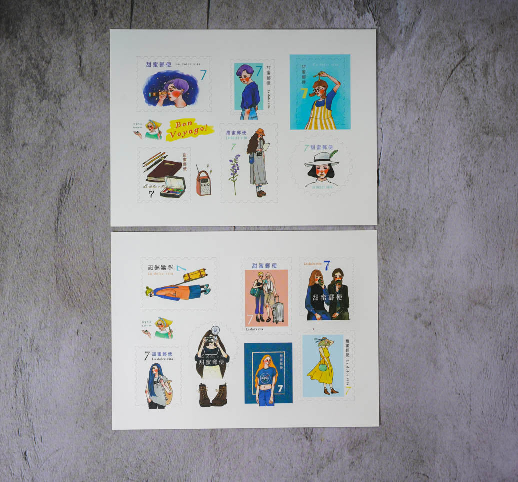 La Dolce Vita Stamp Sticker - Journey to Find Aurora 