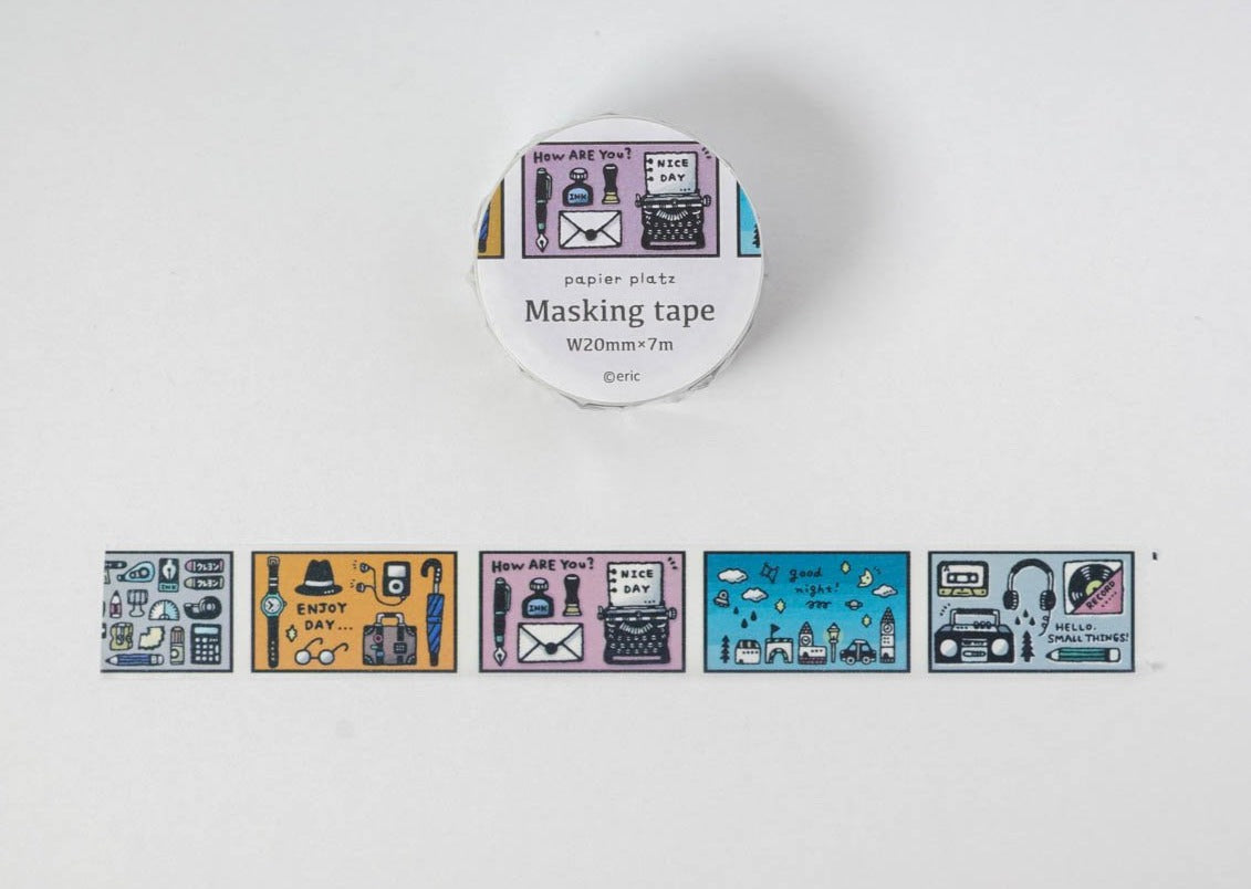 Papier Platz x Eric Washi Tape - Days 
