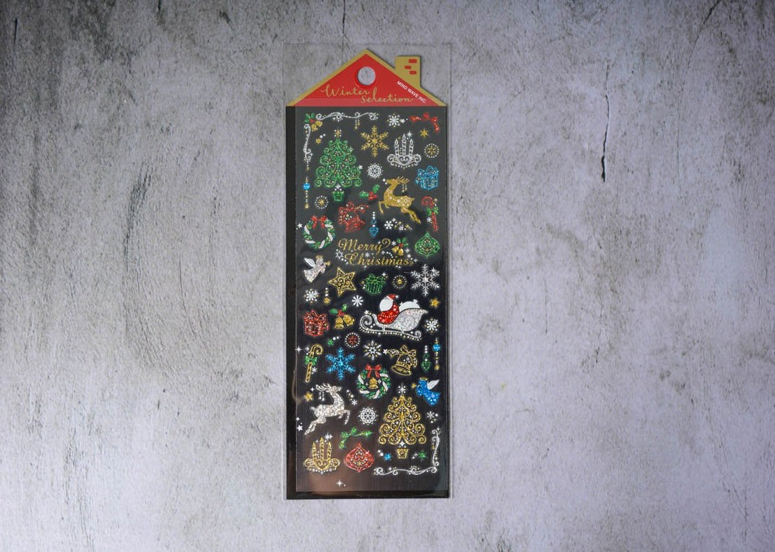 Mind Wave Limited Winter Selection Stickers - Shiny Christmas 