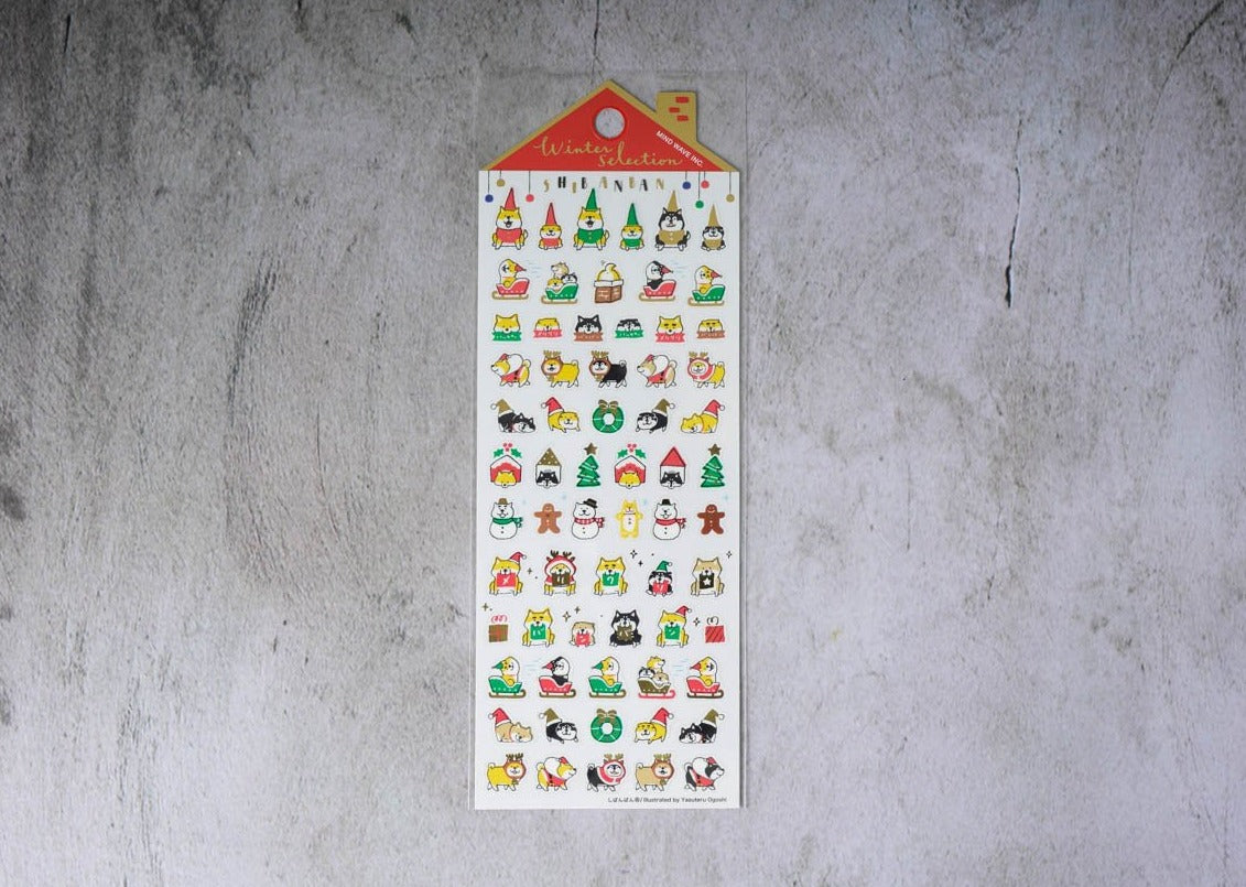 Mind Wave Limited Winter Selection PuchiPuchi Stickers - Shibanban