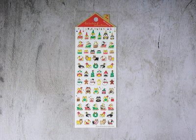 Mind Wave Limited Winter Selection PuchiPuchi Stickers - Shibanban