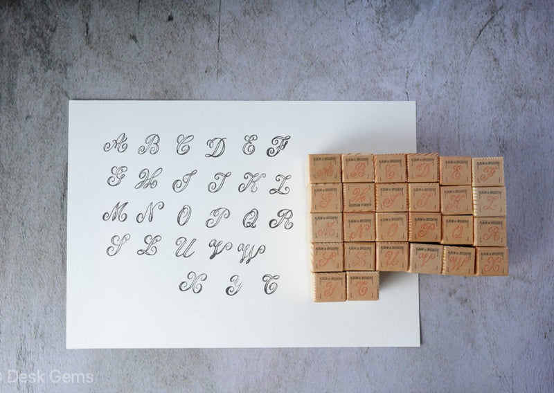 Classiky Alphabet Stamp Set - Small