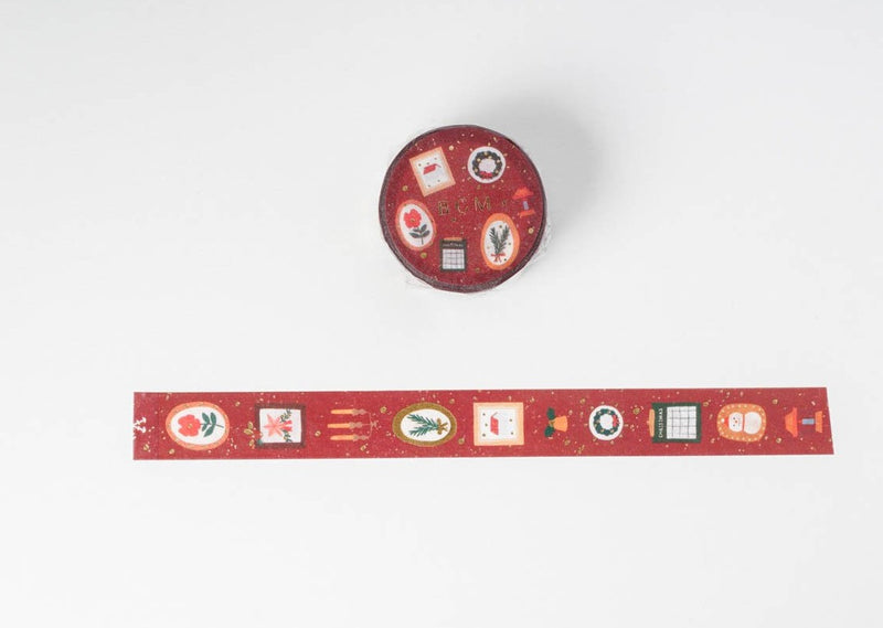 BGM Christmas Limited Edition Washi Tapes - Red