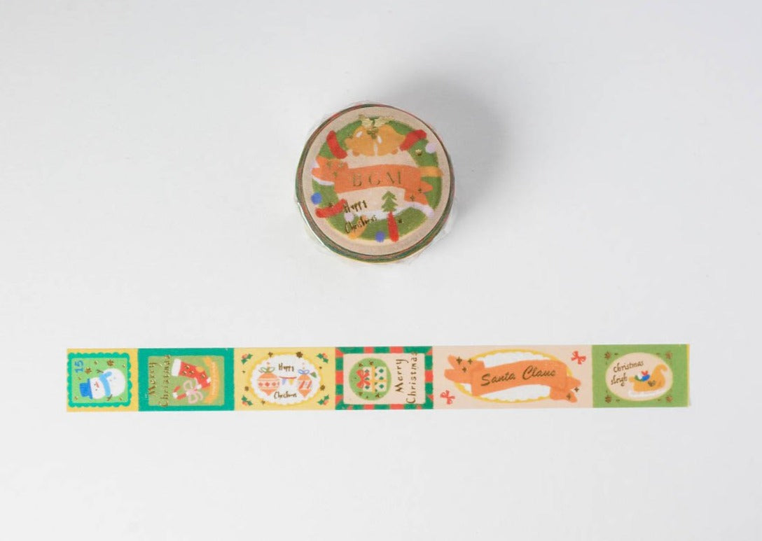 BGM Christmas Limited Edition Washi Tapes - Xmas Items