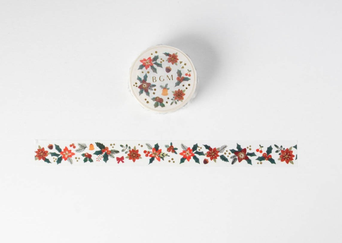 BGM Christmas Limited Edition Washi Tapes - Flower