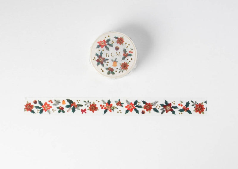 BGM Christmas Limited Edition Washi Tapes - Flower