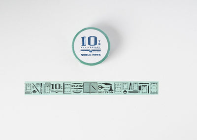 Life Noble 10th Anniversary Washi Tape - Green