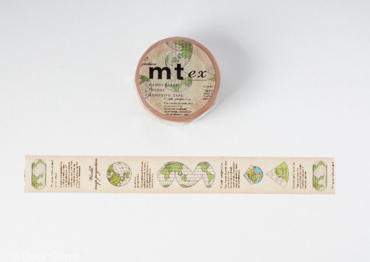 MT Washi Tape - Map Projections
