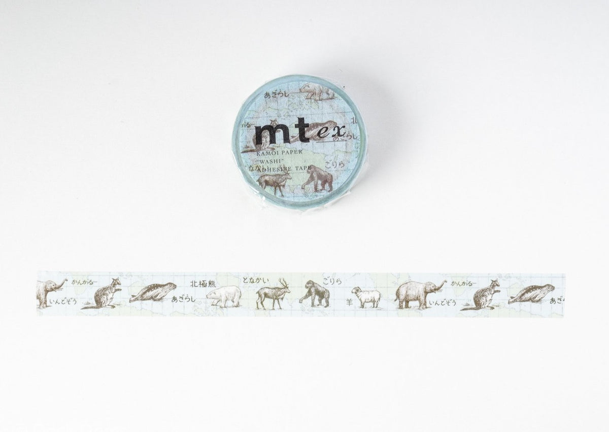 MT Washi Tape - World Animals