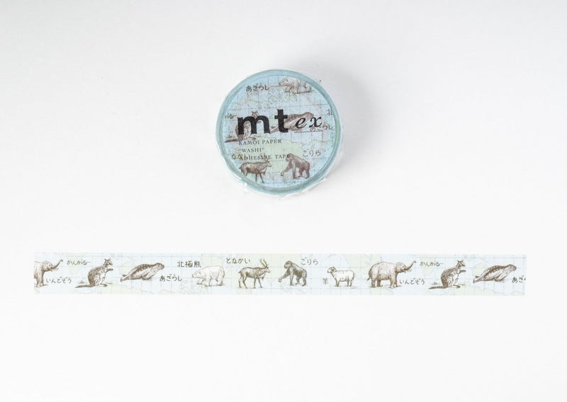 MT Washi Tape - World Animals