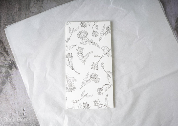 Papier Platz × HUTTE Notebook - Flower