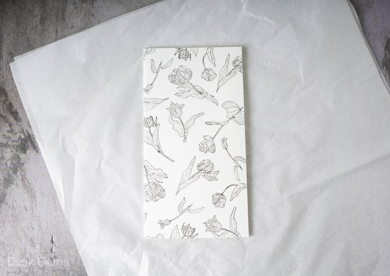 Papier Platz × HUTTE Notebook - Flower