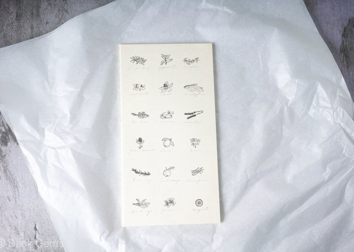 Papier Platz × HUTTE Notebook - Fruits and Herbs