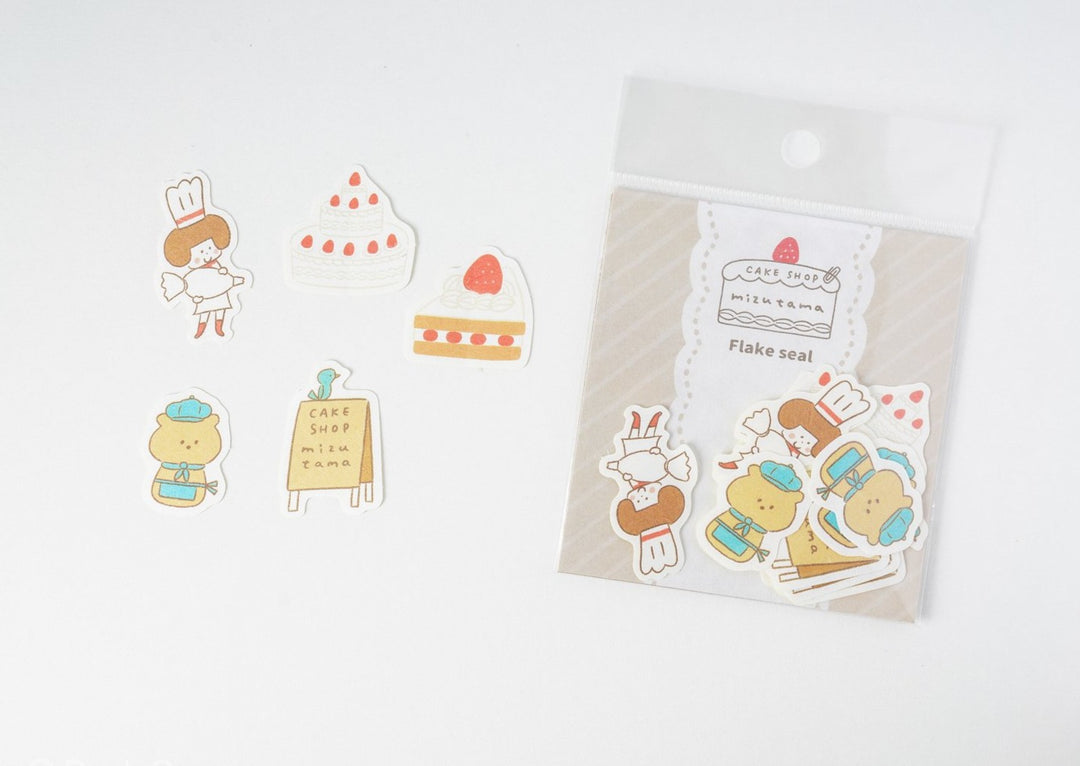 Papier Platz × Mizutama Cake Shop Flake Seals - Staff