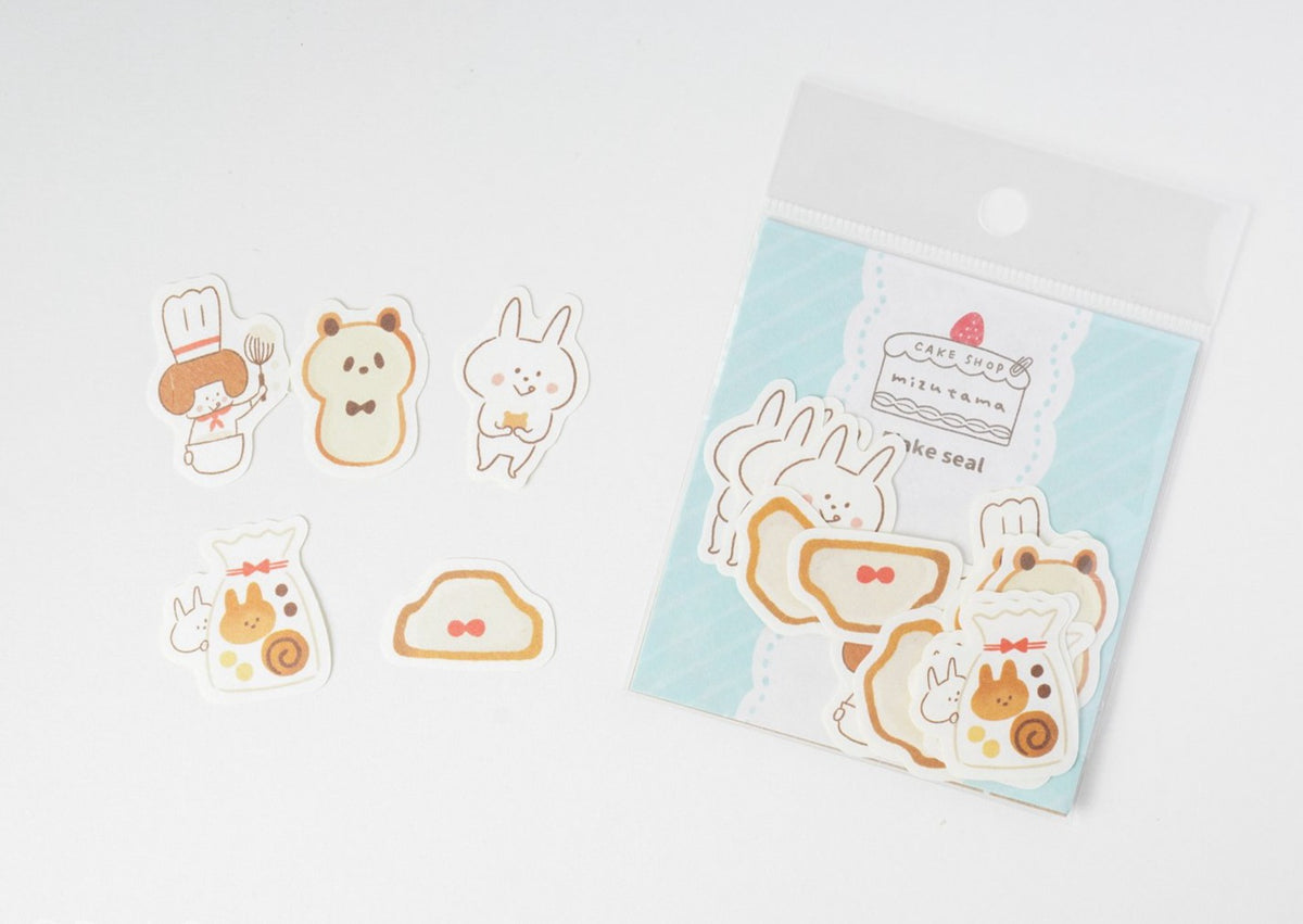 Papier Platz × Mizutama Cake Shop Flake Seals - Cookies