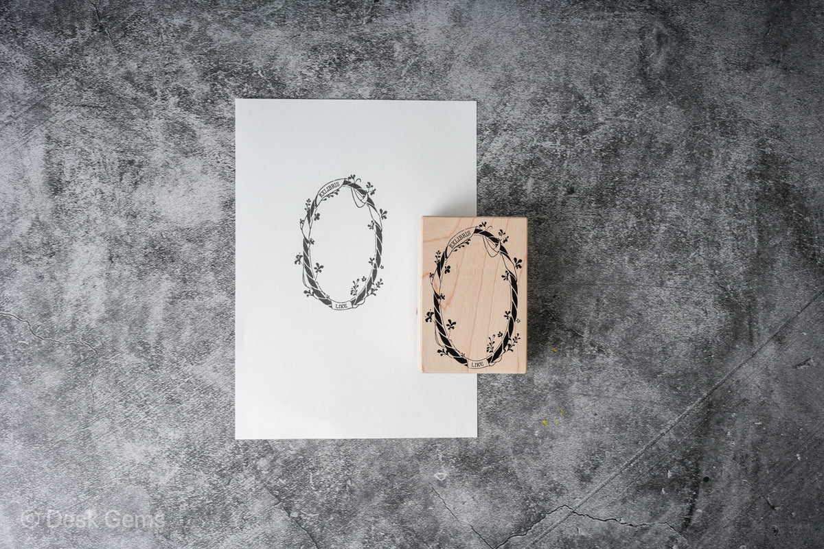 Like Studio Vol.5 The Twilight Zone Rubber Stamps - Flower Frame 