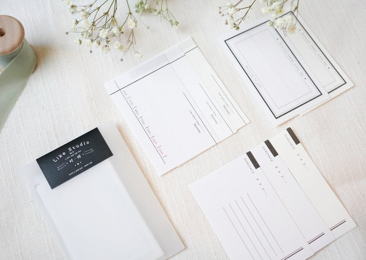 Like Studio Note Cards - Fragmented Time (Short))