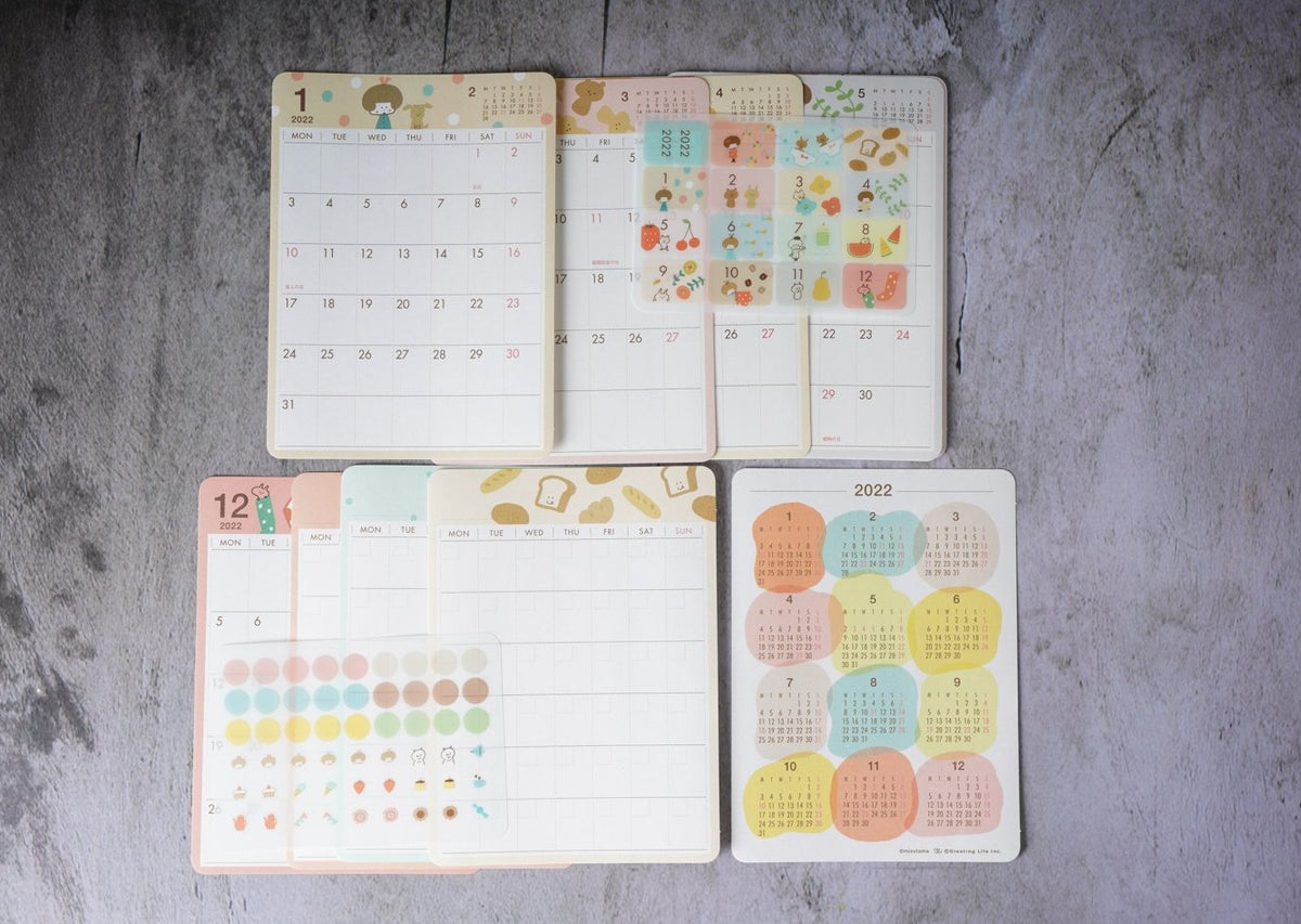 Mizutama Custom Diary Stickers 2022 