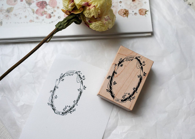 Like Studio Vol.5 The Twilight Zone Rubber Stamps - Flower Frame 