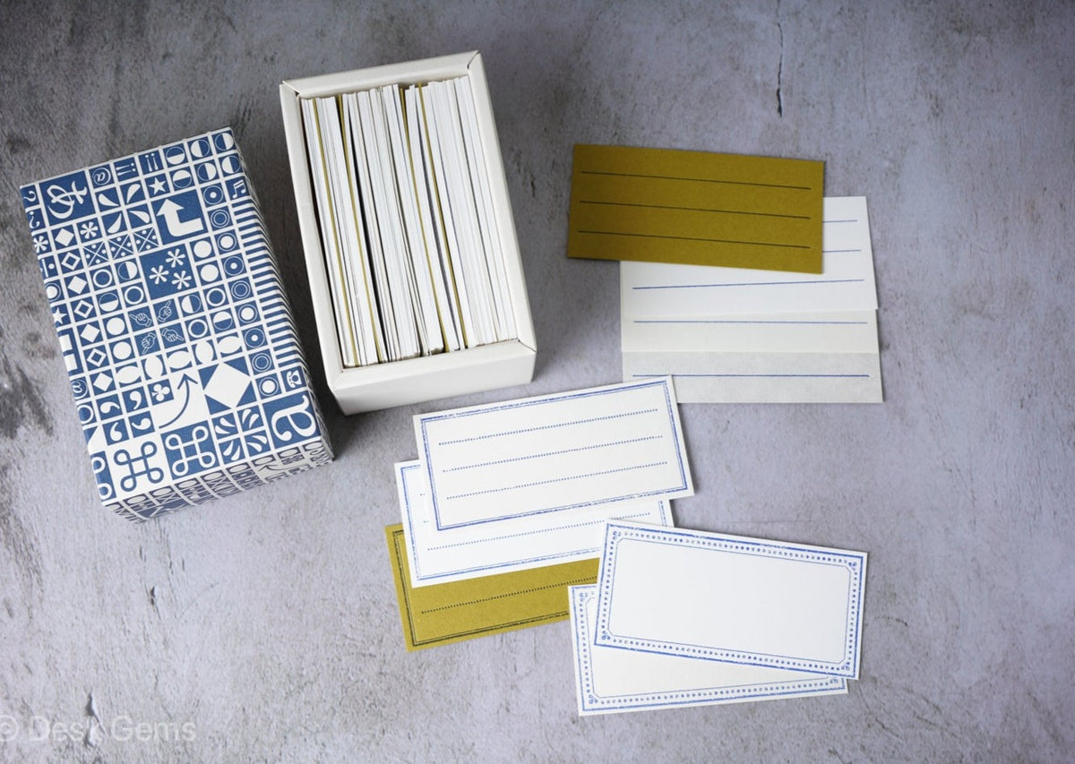KITERA Letterpress Message Card Box 