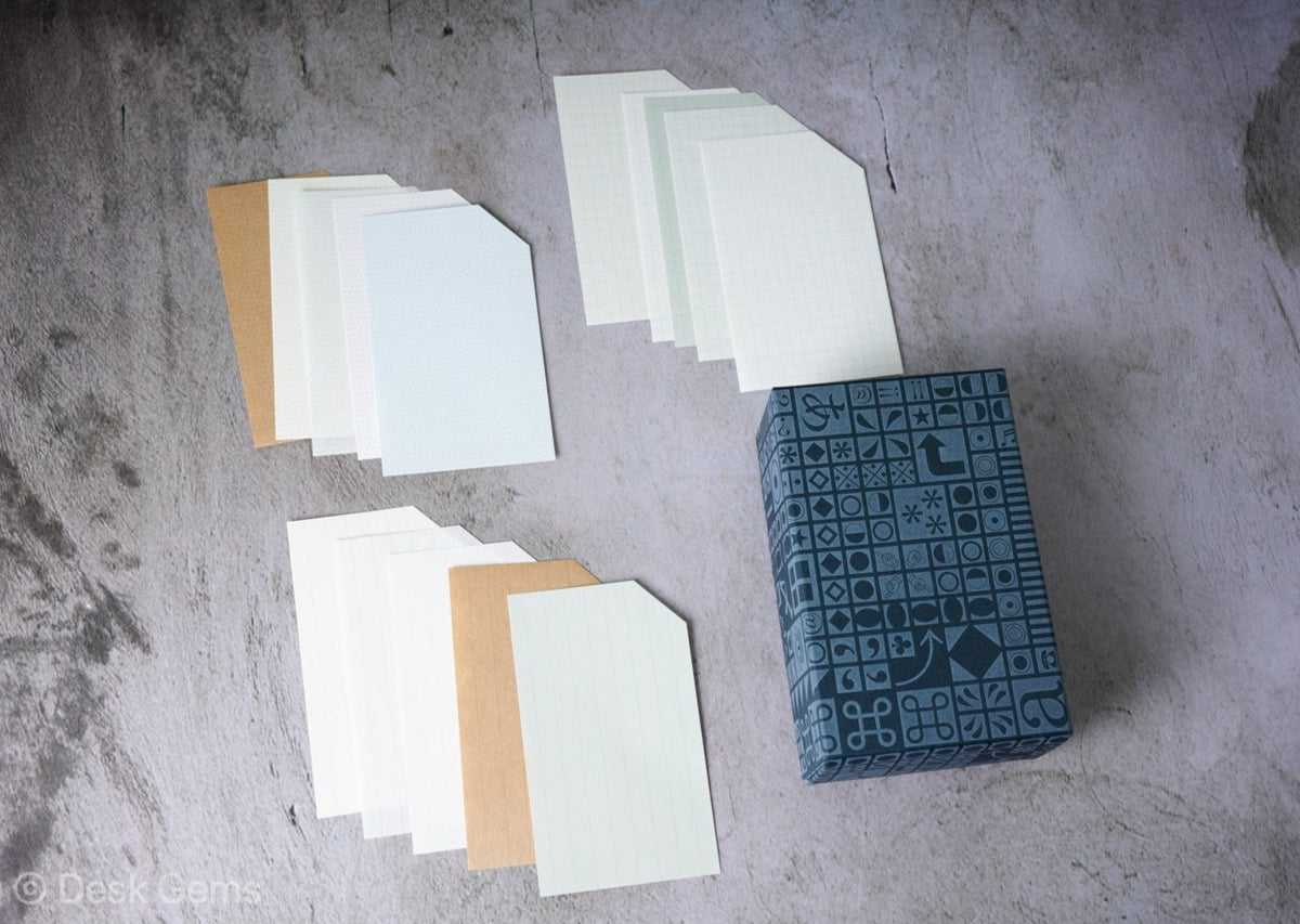 KITERA Letterpress Memo Sheet Box 