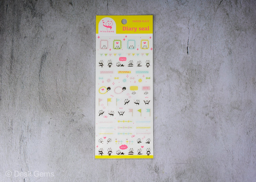 Papier Platz x Mizutama Dairy Stickers - Style A