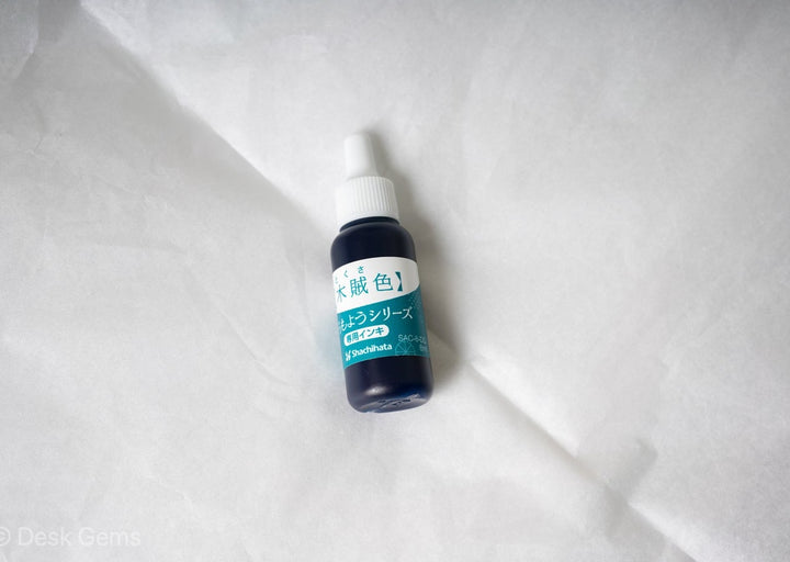 Shachihata Iromoyo Ink Pad Refill (2021 New Colors) - Horsetail (Bluish Green))