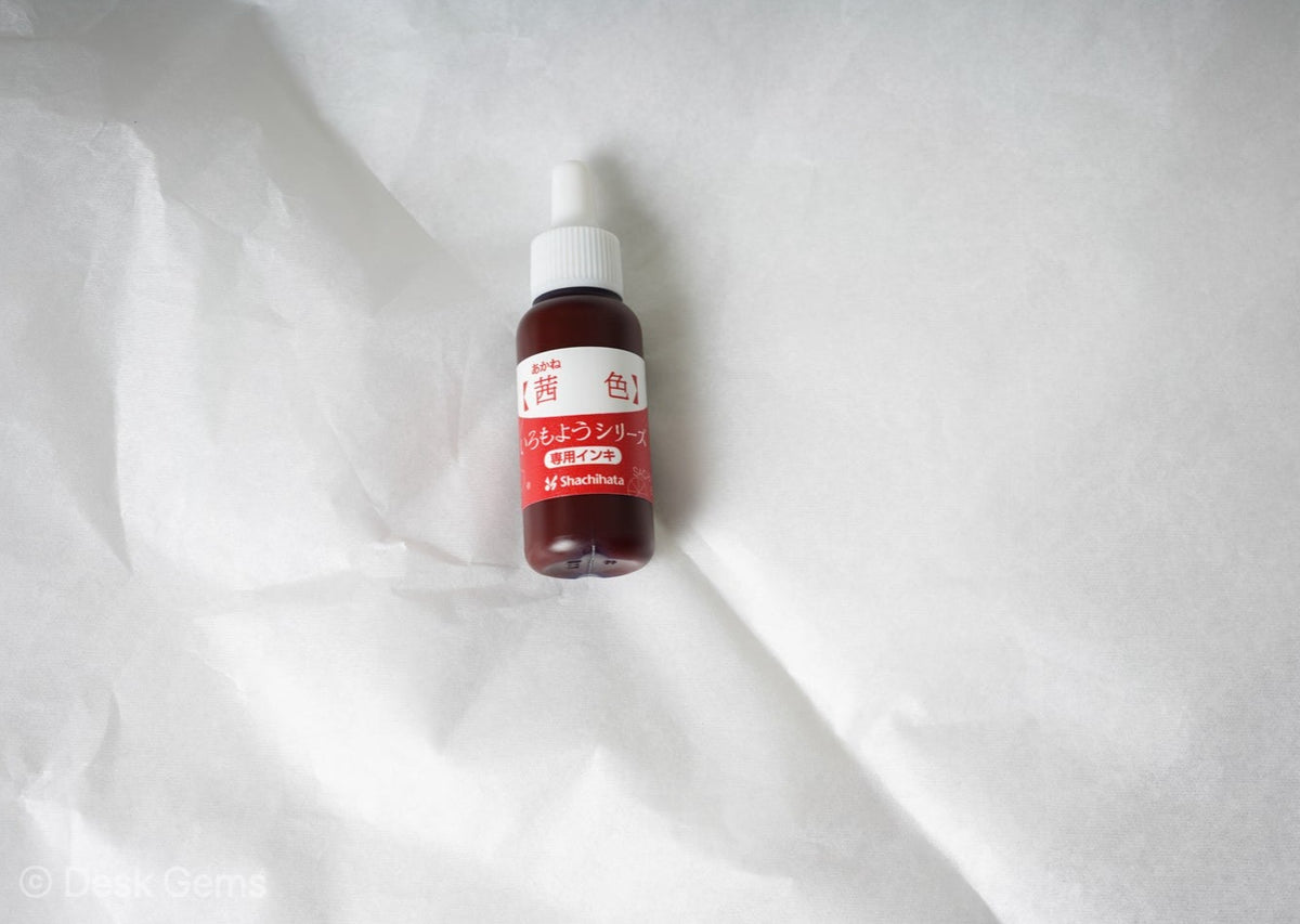 Shachihata Iromoyo Ink Pad Refill (2021 New Colors) - Madder Red