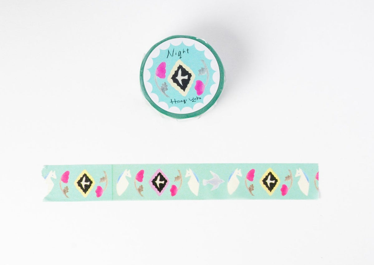 Hyogensha x Hiragi Yuka Washi Tape - Night