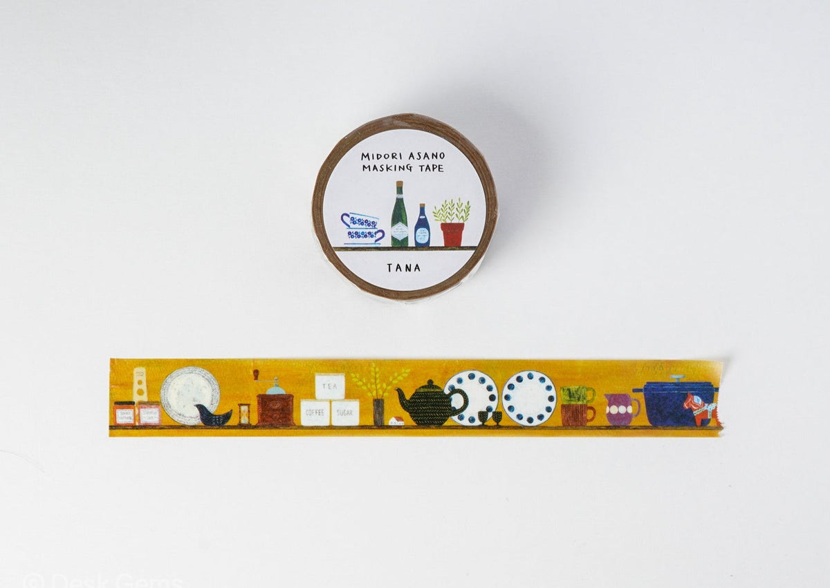 Hyogensha x Midori Asano Washi Tape - Shelf