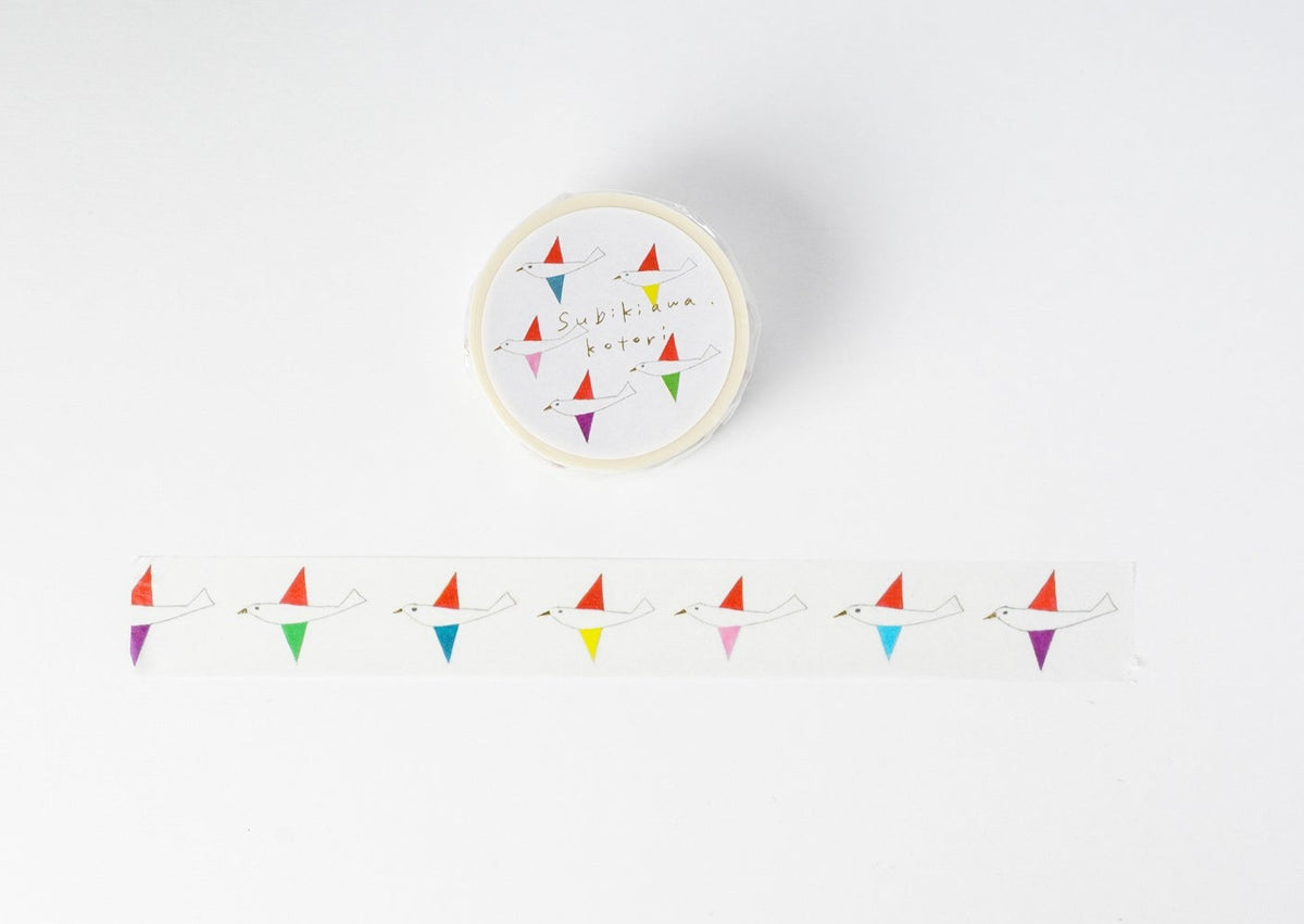 Hyogensha x Subikiawa Washi Tape - Birds 
