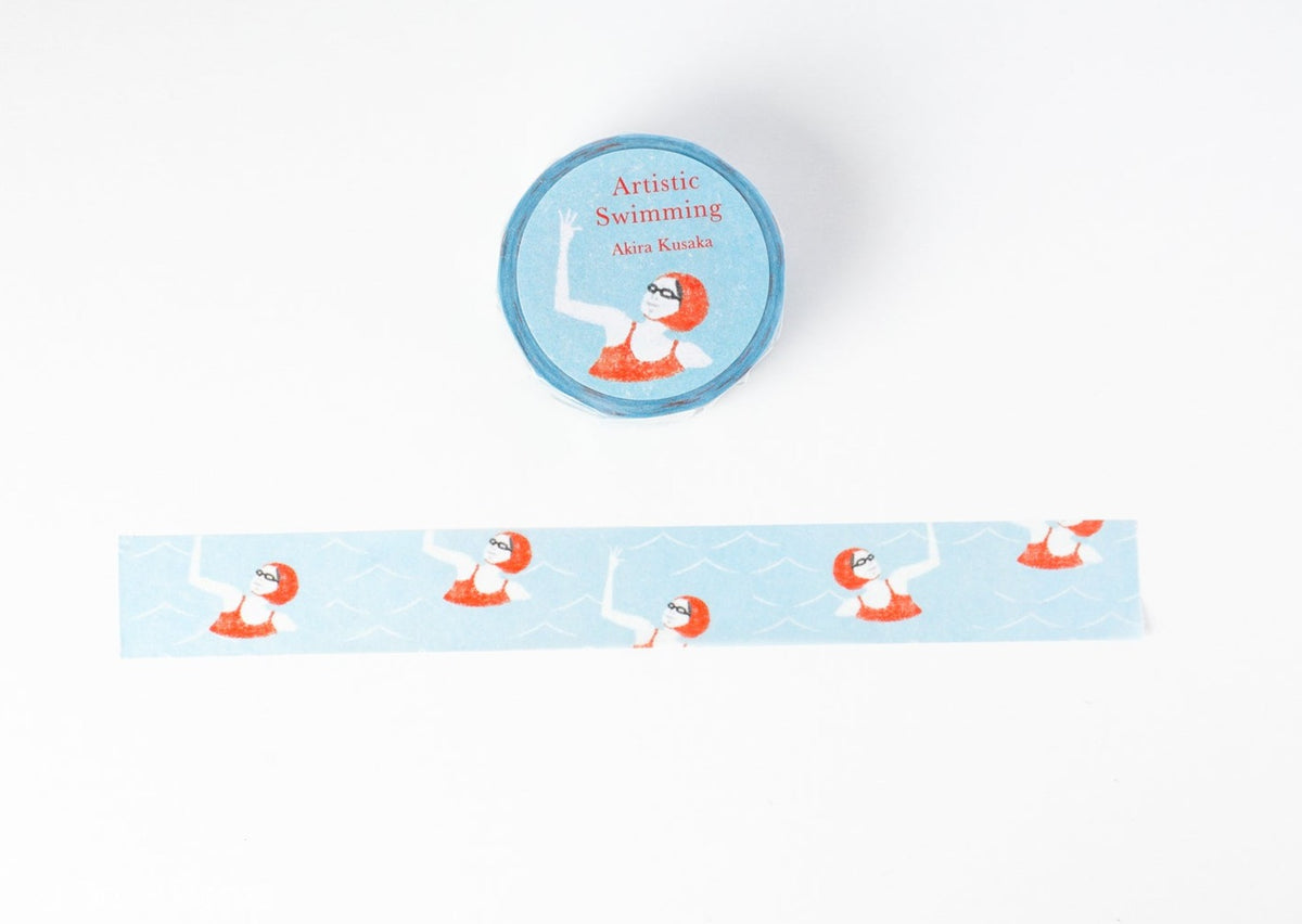 Hyogensha x Akira Kusaka Washi Tape - Artistic Swimming 