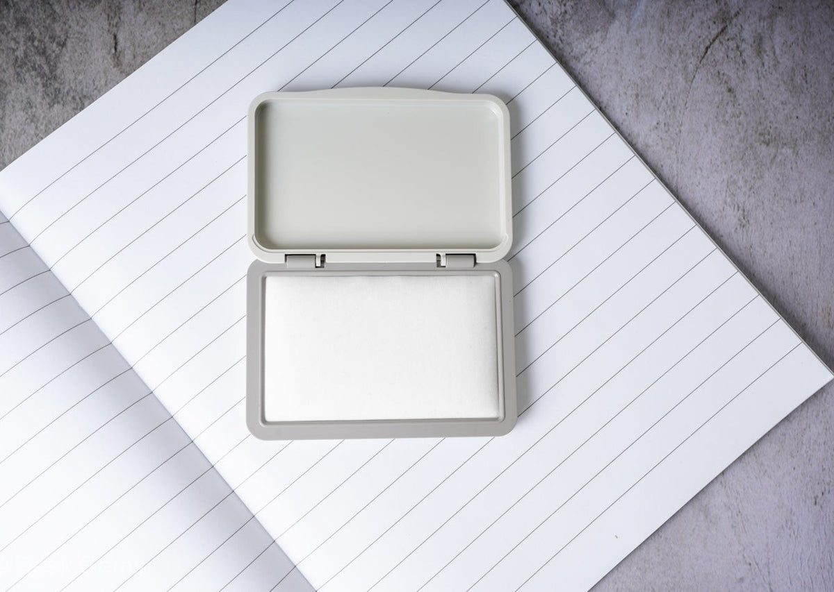 Shachihata Blank Ink Pad - medium 