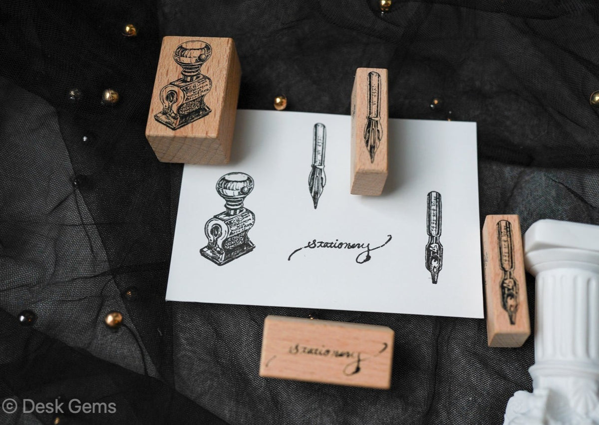 LCN Stationery Rubber Stamp Set - Vol.3