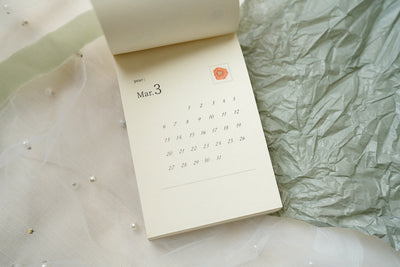 Freckles Tea Vol.1 Half-year Calendar - Flower 