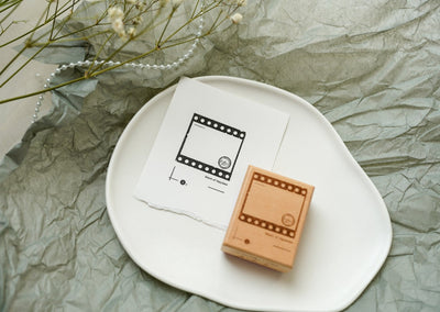 Freckles Tea Wooden Block Stamp - Memory Films 