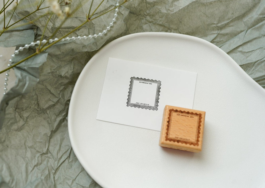 Freckles Tea Wooden Block Stamp - Little Stamp 