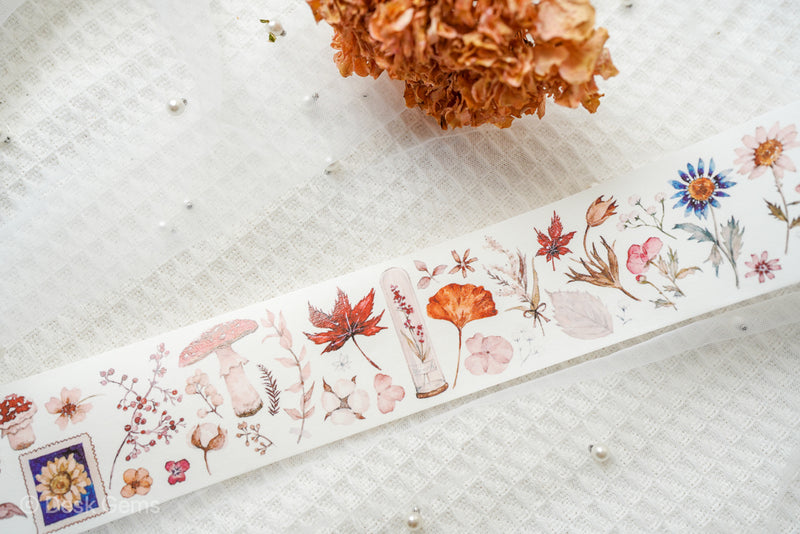 Freckles Tea Vol.1 Tape - Flower Greetings - Washi