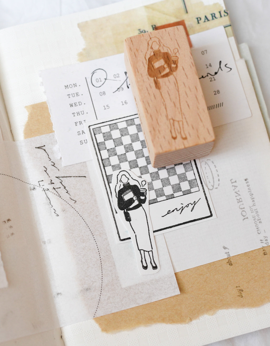 Watch_Them Fragmented Time Series Stamp - The Lady with a Black Sweater