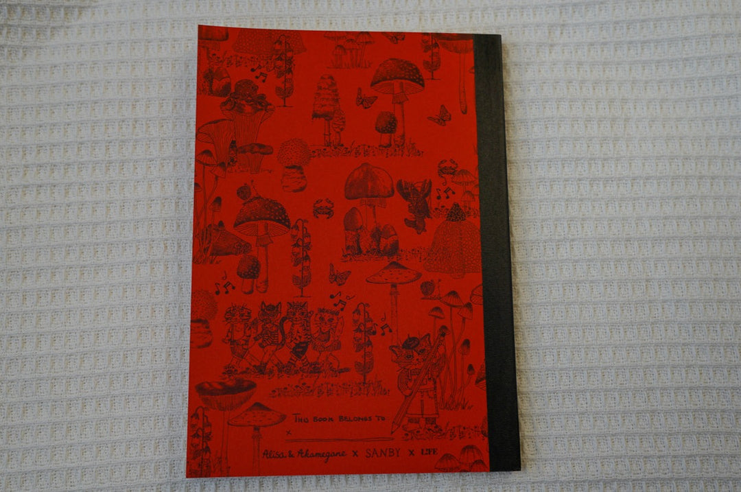 Life Noble x SANBY Limited Notebook Red Back