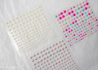 Pearl Shaped Sticker Sheets 