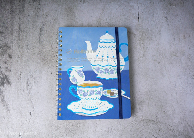 Rollbahn Limited Edition Large Pocket Notebook - Afternoon Tea 